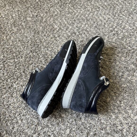 Paul Green Spunky Sneakers Shoe Navy Blue Suede Lace Up UK 7 US 9.5 NEW READ - Picture 7 of 12